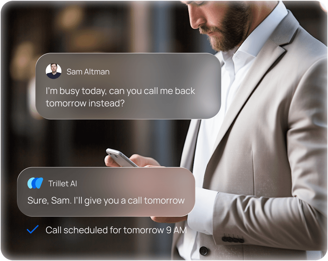Smart follow-up illustration