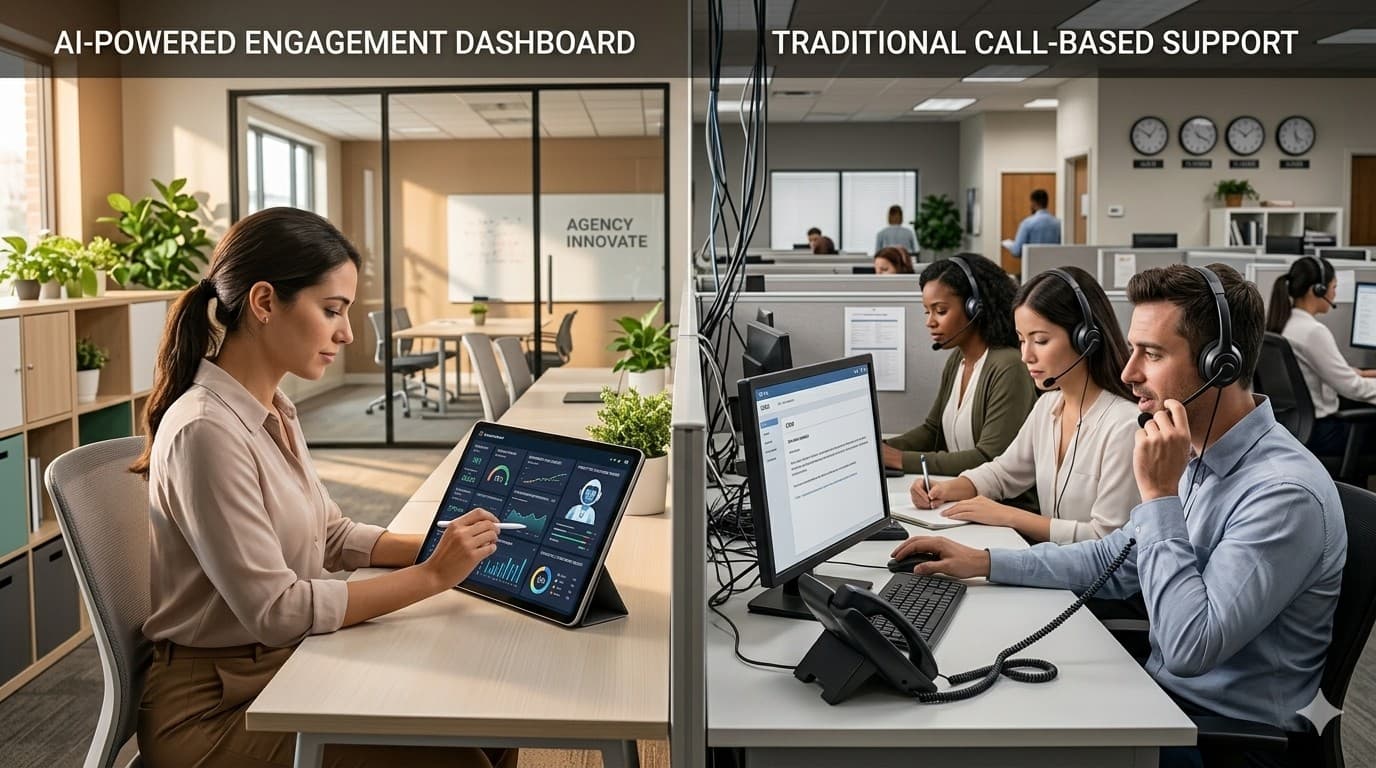 AI Receptionist vs Traditional Answering Service for Agencies